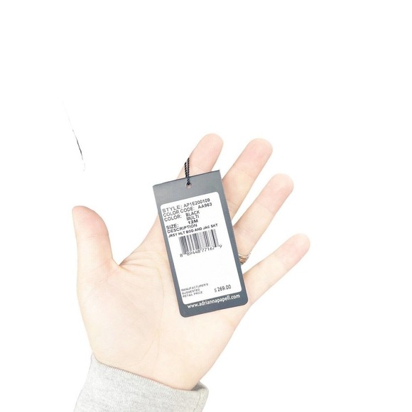 Adrianna Papell Halter Multi Floral Print Skirt Long Party Dress Womens 12 NWT - Picture 4 of 8